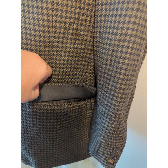 Vintage Burberrys wool houndstooth heritage academia blazer - Picture 10 of 13